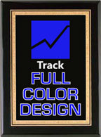 Custom Black Stained Piano Finish Plaque 11"x14" [TD3819-FC]