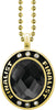 Black Onyx Gem Gold Finalist Charm [CSOV-FNL-STN-BLK-G]