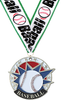 Baseball USA Sport Medal- Silver [M2USA-BS-S]