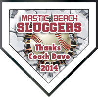 Custom Full Color Home Plate Plaque - 10 inch [HXPMFCP10]