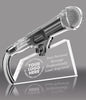 Drop the Mic Microphone Acrylic Award- 7.375 x 9.5 inch [A58MIC-79]
