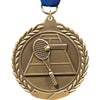 2.75 in Tennis Wreath Framed Medal [M311-TN]