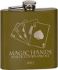 Stainless Steel Flask- Matte Green Finish [FLSKJ-MGRN]