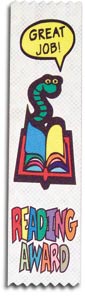 Great Job! Reading Award Color Ribbon [R8FUN-RDAWRD]