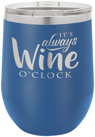 Polar Camel Vacuum Insulated Stemless Wine Glass - Blue [SWGJ8-BLU]