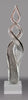 Clear & Bronze Art Glass Twist- 15 inch [AGC37]