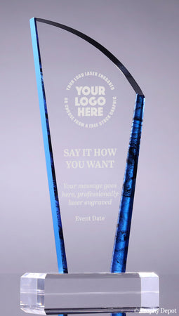 Avanti Acrylic Award - Blue [AJCP82-BLU]