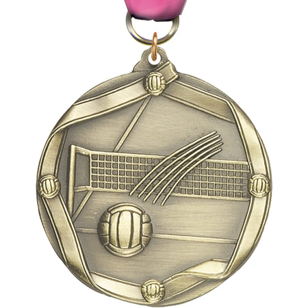 Volleyball Banner Edge Medal [M2RE-VB]