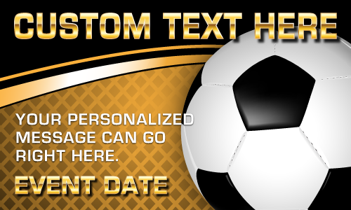 Soccer 3 x 5 Vinyl Banner- Goal [VB-SC-GOL-35]