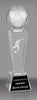 Soccer Male 3D Laser Crystal Trophy [CRL3D-SCM]