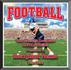 Football Square Graphix Plaque [PGFXQ88-FB]