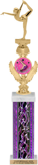 Eagle Insert Riser Rectangle/ Oval Column Trophy [TQEG20]