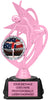 Pink Dance Color Insert Trophy on Synthetic Regal Base [TRGi-J79-PNK]