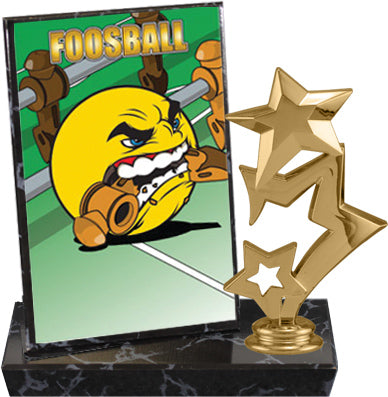 Foosball Billboard Plaque [PBB6-FSBL]