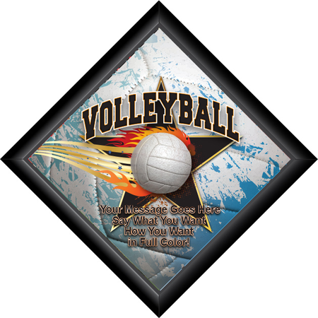 Diamond Plaque- Volleyball [PFCDIA-11-VB]