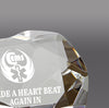 Crystal Heart Shaped Paperweight [CP045]