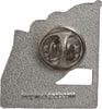 Proud to be a Veteran American Flag Pin- Silver [PVET4-S]