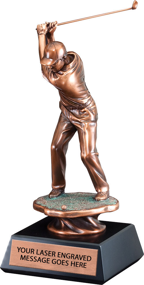Golf Driver Resin Trophy- Male [RMDRV-GL-M]