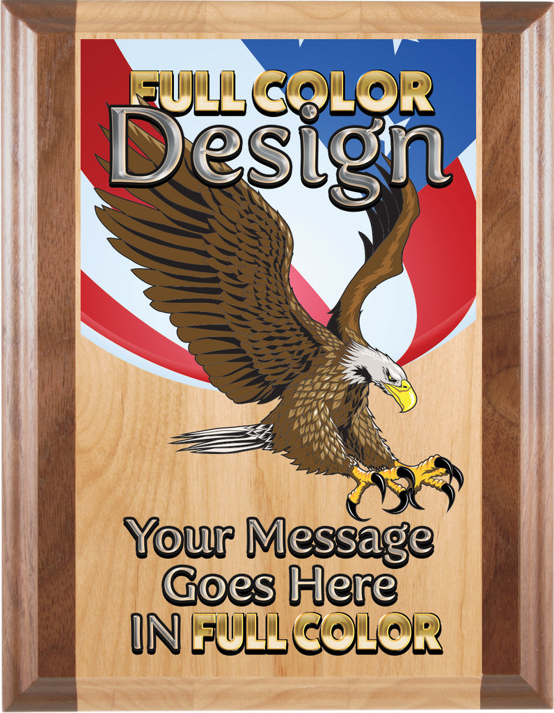 Alder Plus Full Color Plaque- 9x12 inch [PJAW-912-FC]