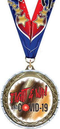 2.75" Diecast Insert Medal with Diamond Cut Borders [MM299DC-1]