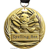 Spelling Bee 1.75 inch Blade 3D Diecast Medal [MBD1-SPB]