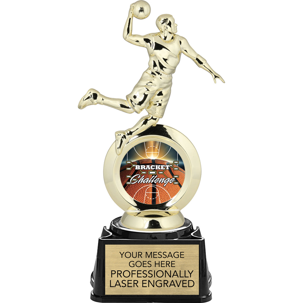 Basketball Male All-Star Insert Trophy - 8.5 inch [TR57i-BKM]