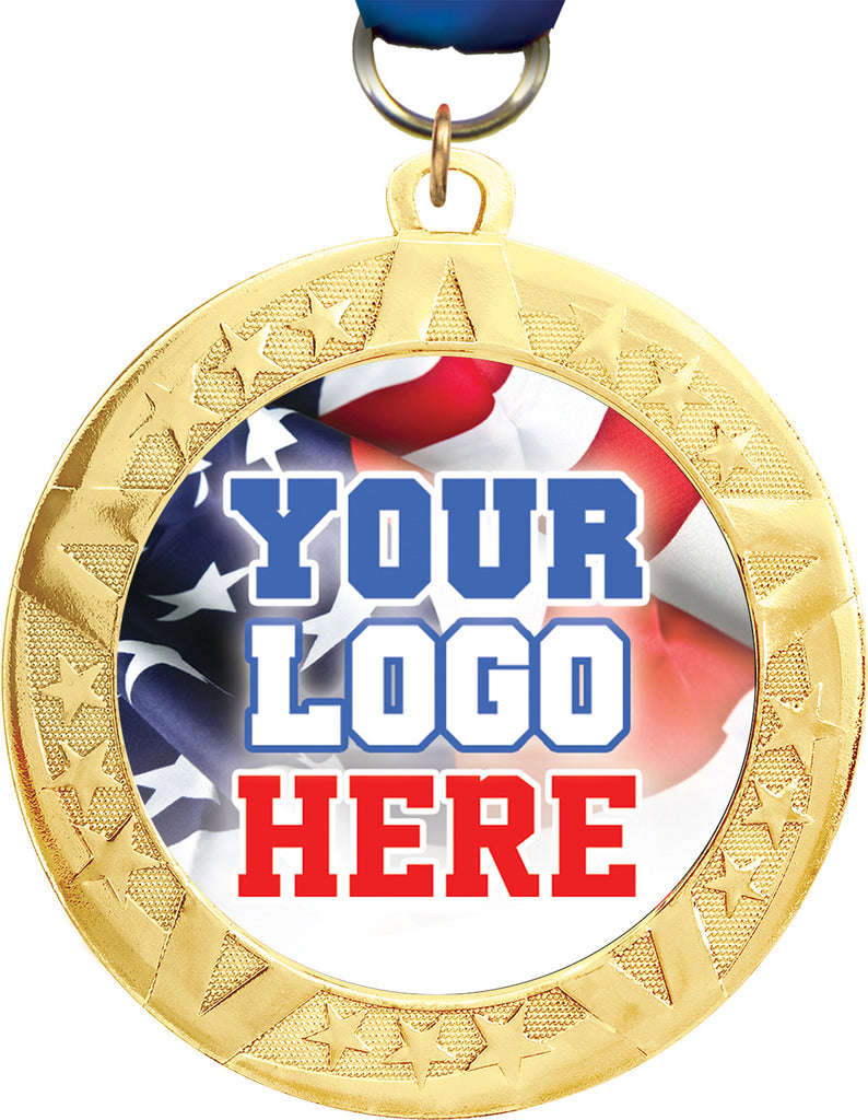 2.75 inch Bright Finish Custom Insert Holder Superstar Medal [MXJ535]
