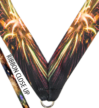 7/8 x 30 in. Cheer/ Dance/ Fireworks Sublimated Neck Ribbon [NKRB-4031]