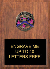 8"x10" Dance Dimensional Color Plaque [PEM8-DC]