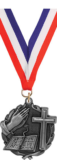 Religion Wreath Medal- Silver [MP18-RL-S]