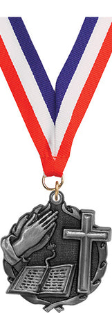 Religion Wreath Medal- Silver [MP18-RL-S]