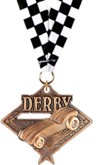 Pinewood Derby Diamond Star Medal - Bronze [MDS2-PNWD]