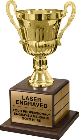 Perpetual Gold Cup on Walnut Base [TPP1L-CAMC1A-G]