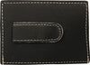 Black Leatherette Money Clip [MCJ-252]