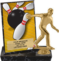 Bowling Billboard Plaque [PBB6-BW]