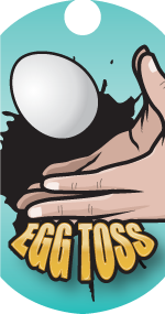Egg Toss Dog Tag Insert [DT-1470]