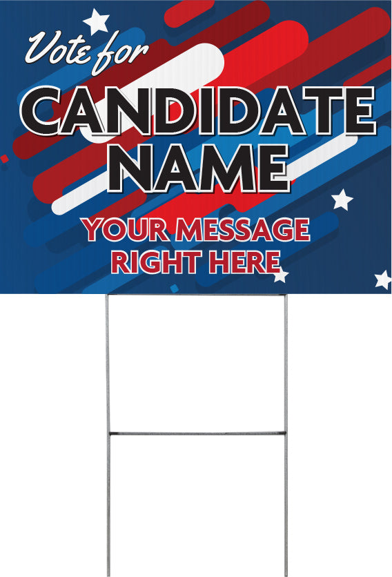 Playful Political Yard Sign - 24 x 18 inch [YS2418-POL-PLY]