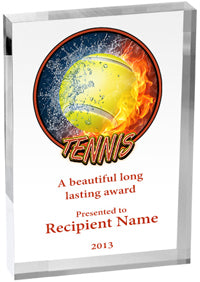 Tennis Vibrix Acrylic Award [A46BV-TN]