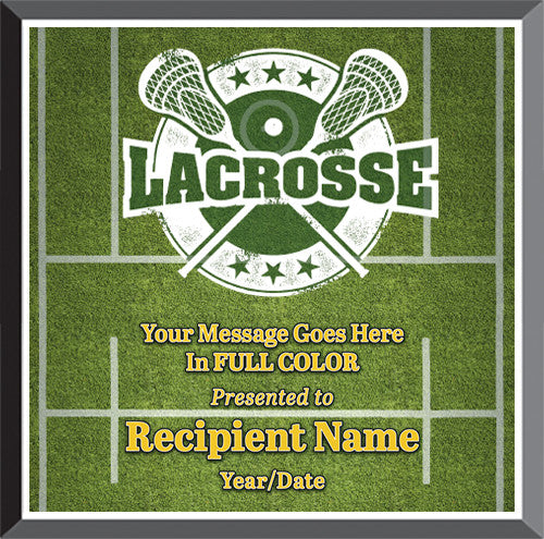 Lacrosse Square Graphix Plaques