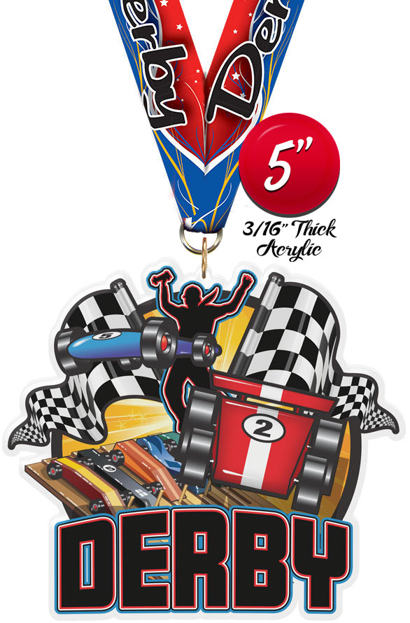 Pinewood Colorix-M Acrylic Medal [MACR5-PNWD-Q]