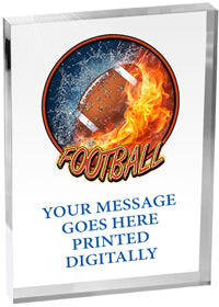 Football Vibrix Acrylic Award [A57BV-FB]