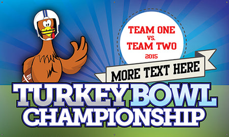 Thanksgiving Vinyl Banner- Turkey Player [VB-THKGN-TPL]