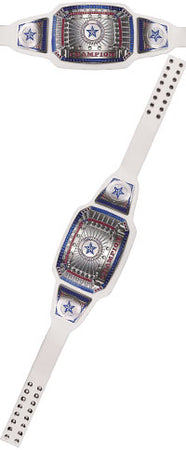 Champion Award Belt- White & Silver [CAB-52-WHT]