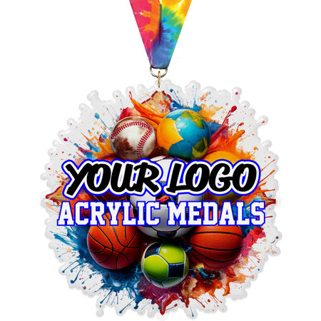 Custom Colorix-M Acrylic Medal - 8 inch [MXACR8-Q]