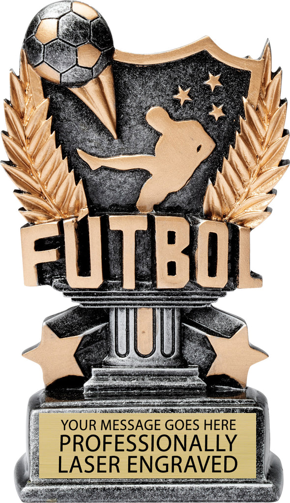 Futbol Silver Allstar Resin Trophy [RM70-09-FTBL-6]