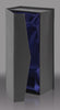 Teardrop-Shaped Art Glass with Sapphire & Bronze Highlights [AGM45]