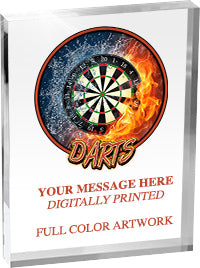 Darts Vibrix Acrylic Award [ACB68V-DT]