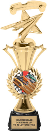 Derby Insert Holder Radiance Riser Trophy [TPWSBR-i-PNWD]