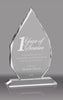 Optical Crystal Flame Award - 6.75 inch [CRFL-7-X]