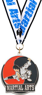 Martial Arts Enameled Medal [M2EP-MA-S]